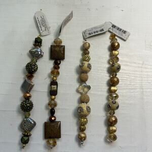 Jesse James Beads Designer Strand Lot Earth Tone NOS
